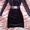 женское черное вечернее платье #203200