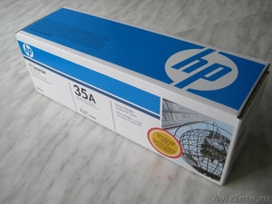 Картридж CB435A, HP LaserJet 35A оригинальный, новый в упаковке. - Изображение #1, Объявление #29844