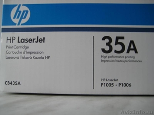Картридж CB435A, HP LaserJet 35A оригинальный, новый в упаковке. - Изображение #2, Объявление #29844