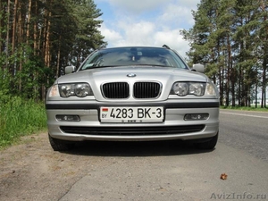 BMW 318i кузов Е46,touring 1,9л. Газ-бензин. Серебряный метал. - Изображение #2, Объявление #288674