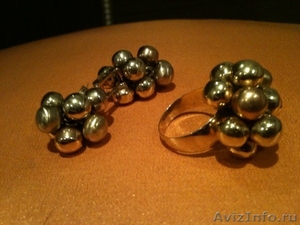 продам золотое кольцо и серьги - Изображение #2, Объявление #594343